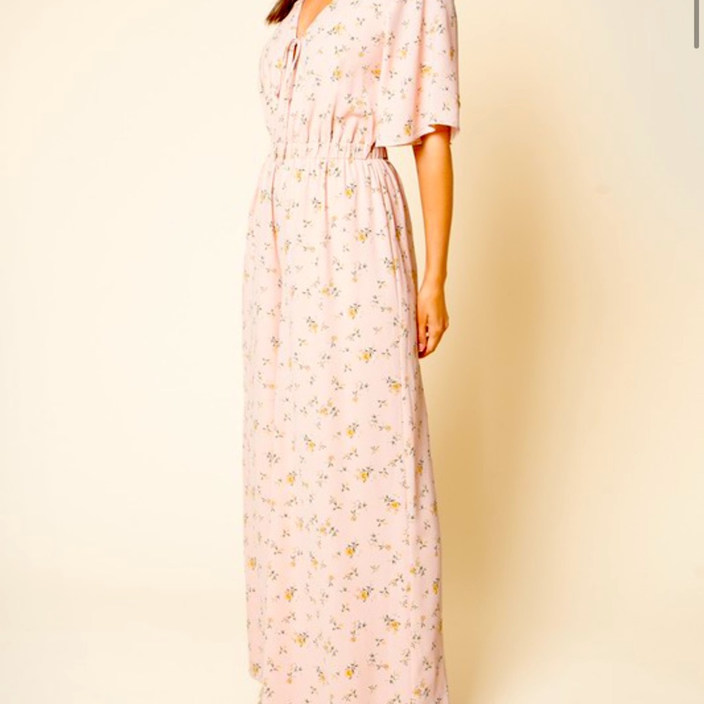 Sugarlips Kimono Sleeves Full Length Floral Jumpsuit